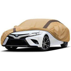 Car Cover Waterproof All Weather Compatible with Toyota Camry Sedan Solara